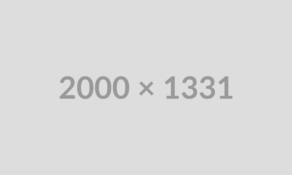Gray placeholder showing '2000 x 1331' on light background.