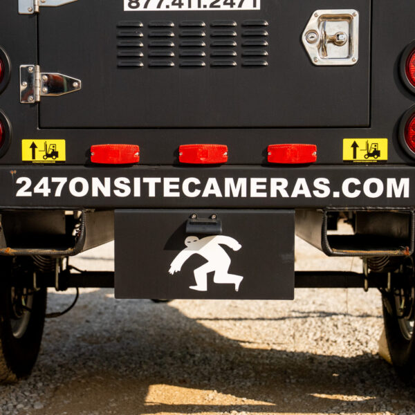 Back of security camera system, 247onsitecameras.com visible.